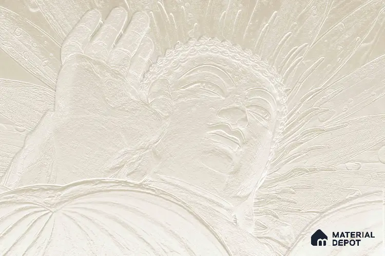 BUD - 17 | Bhuddha Series Abstract Look 40 inches Sandblast Paper (Customized Size Wallpaper)
