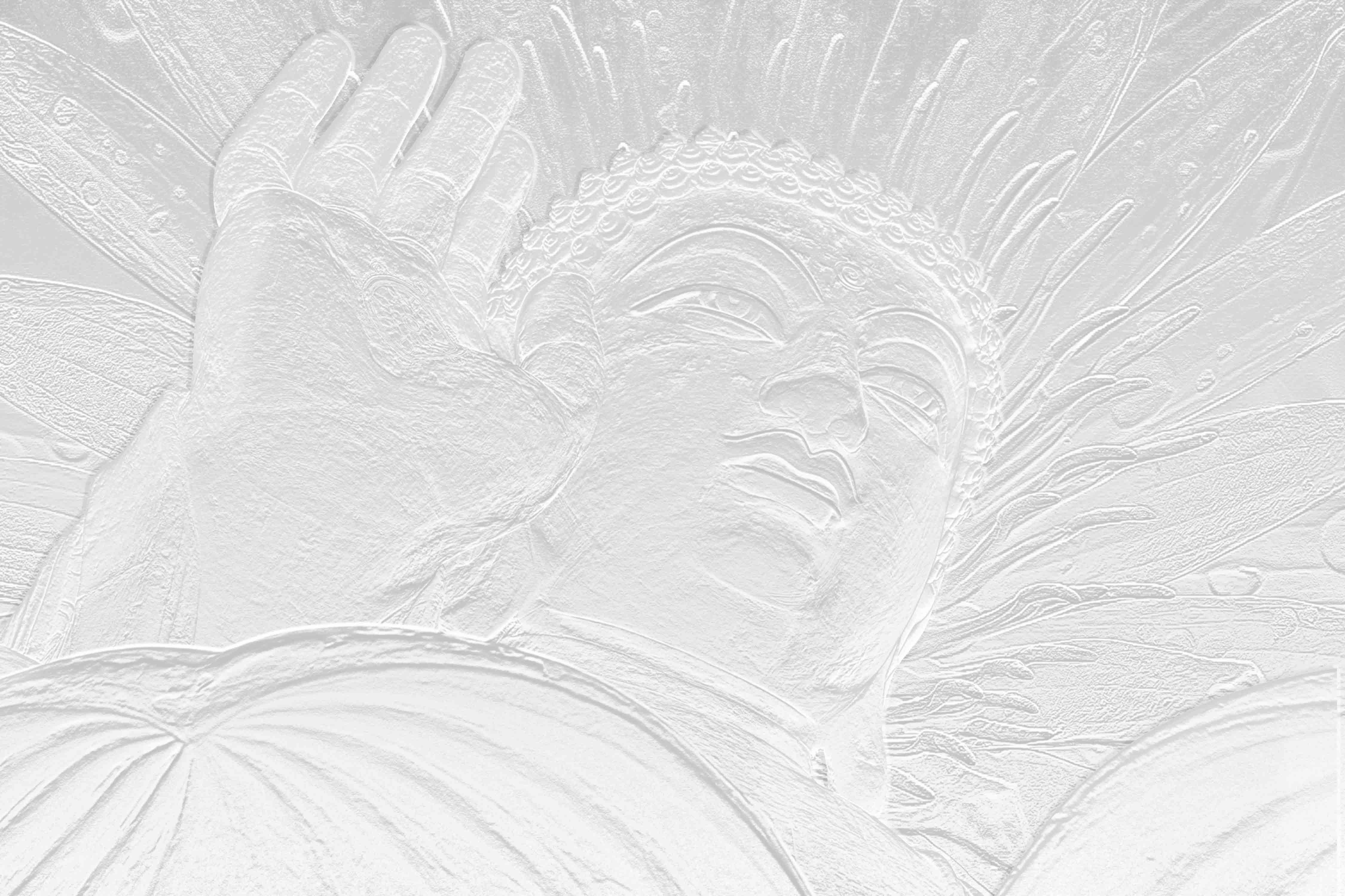 BUD - 17A | Bhuddha Series Abstract Look 52 inches Economy Paper (Customized Size Wallpaper)
