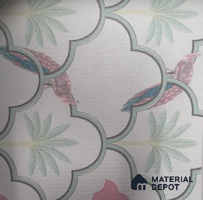 WC04GMF Coromandel Palm Tree 39 Inches Fiberglass Grassmat Wallcovering (Customised Size Wallpapers)