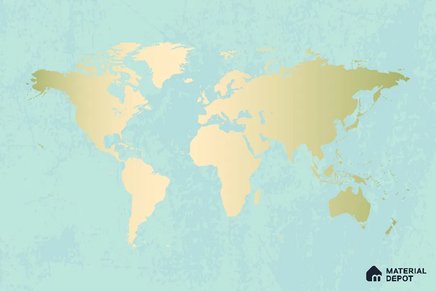 MAP - 05 | Map Series Map Look 40 inches Canvas Paper (Customized Size Wallpaper)