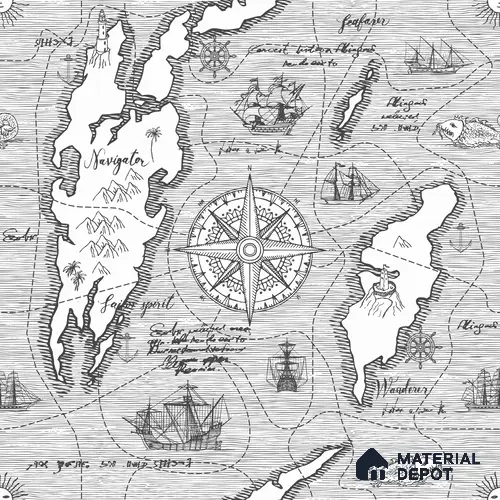 MAP - 13 A | Map Series Map Look 50 inches Premium Paper (Customized Size Wallpaper)