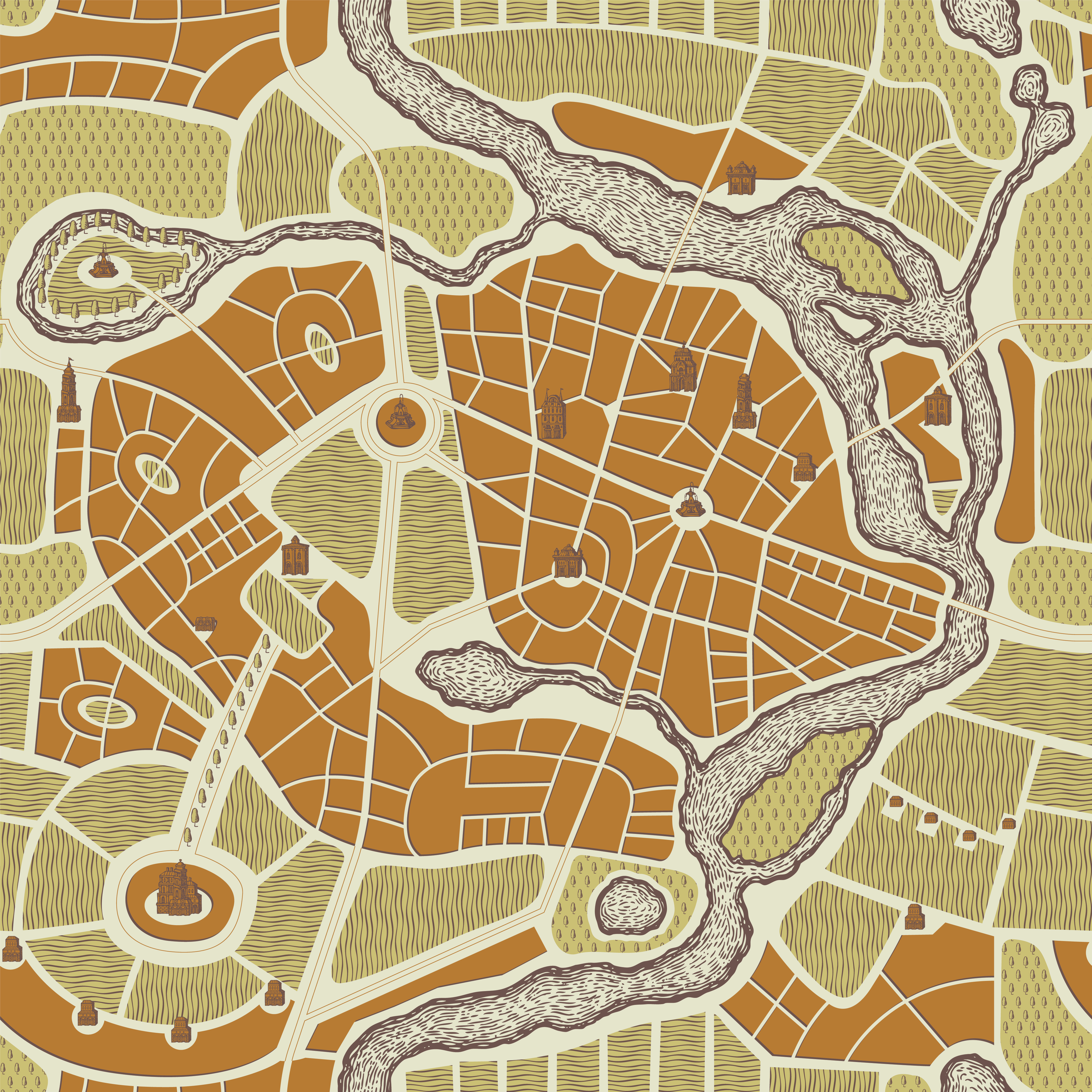 A close-up of a MAP - 18 | Map Series Map Look 52 inches Economy Paper (Customized Size Wallpaper) available at Material Depot in Bangalore
