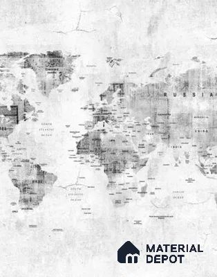 MAP - 20 A | Map Series Map Look 52 inches Economy Paper (Customized Size Wallpaper)
