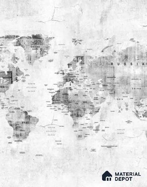 MAP - 20 A | Map Series Map Look 52 inches Economy Paper (Customized Size Wallpaper)