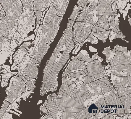 MAP - 22 B | Map Series Map Look 52 inches Economy Paper (Customized Size Wallpaper)