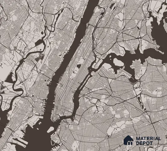 MAP - 22 B | Map Series Map Look 50 inches Premium Paper (Customized Size Wallpaper)