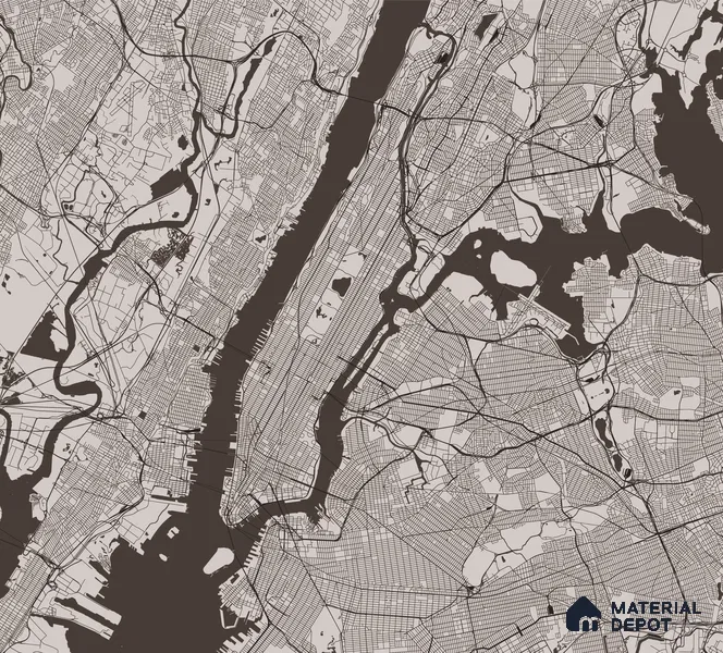 MAP - 22 B | Map Series Map Look 52 inches Economy Paper (Customized Size Wallpaper)