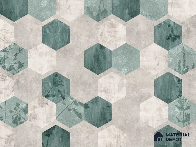 MIND044 | Murals Series Geometric Look 40 inches Sandblast Paper (Customized Size Wallpaper)