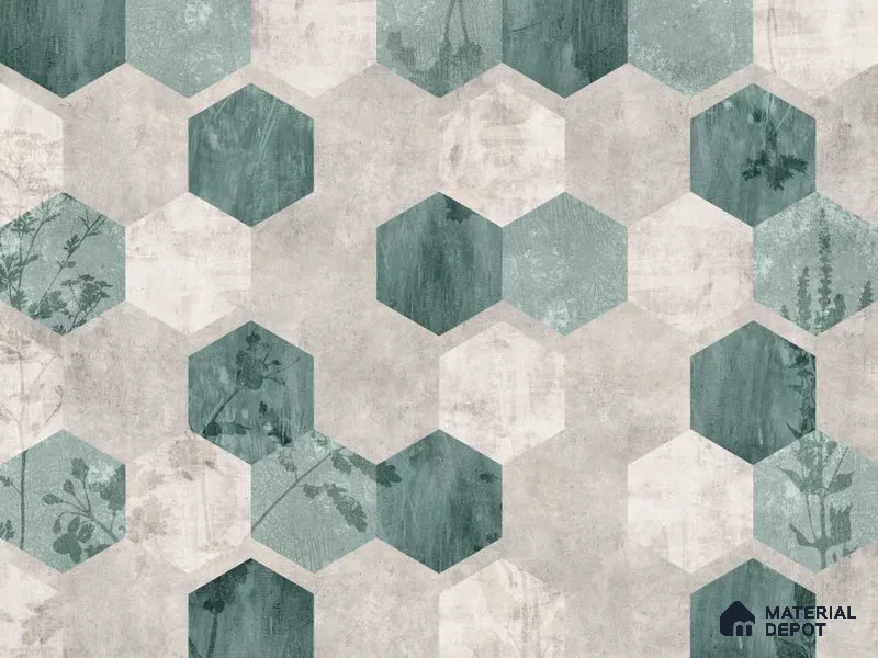 MIND044 | Murals Series Geometric Look 40 inches Canvas Paper (Customized Size Wallpaper)