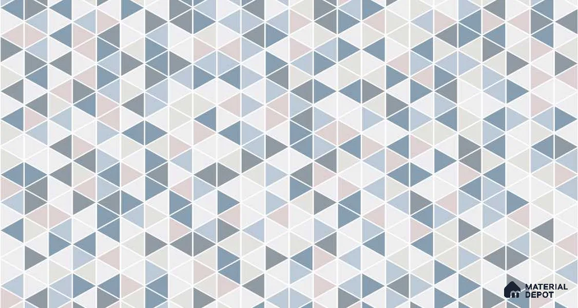 MIND046 | Murals Series Geometric Look 40 inches Sandblast Paper (Customized Size Wallpaper)