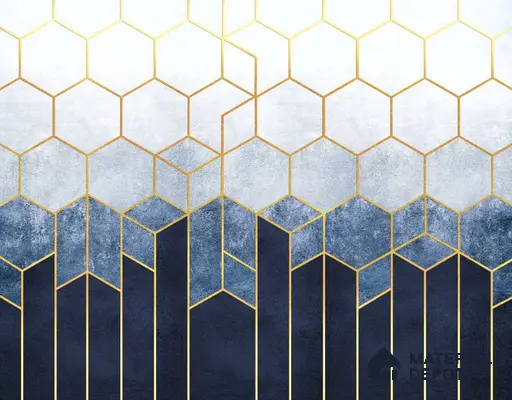 MIND047 | Murals Series Geometric Look 52 inches Economy Paper (Customized Size Wallpaper)