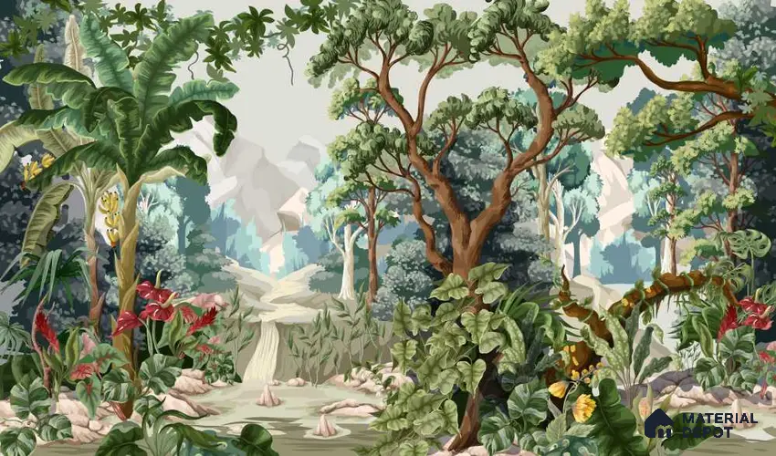 MIND079 | Murals Series Nature Look 52 inches Economy Paper (Customized Size Wallpaper)