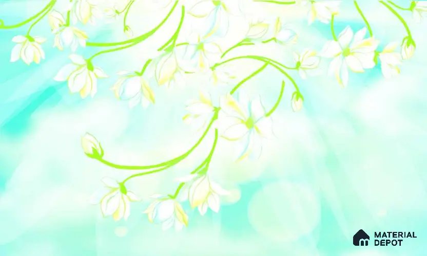 MOS034 | Murals Series Florals Look 52 inches Economy Paper (Customized Size Wallpaper)