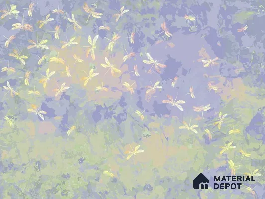 MPR003-2 | Murals Series Florals Look 52 inches Economy Paper (Customized Size Wallpaper)