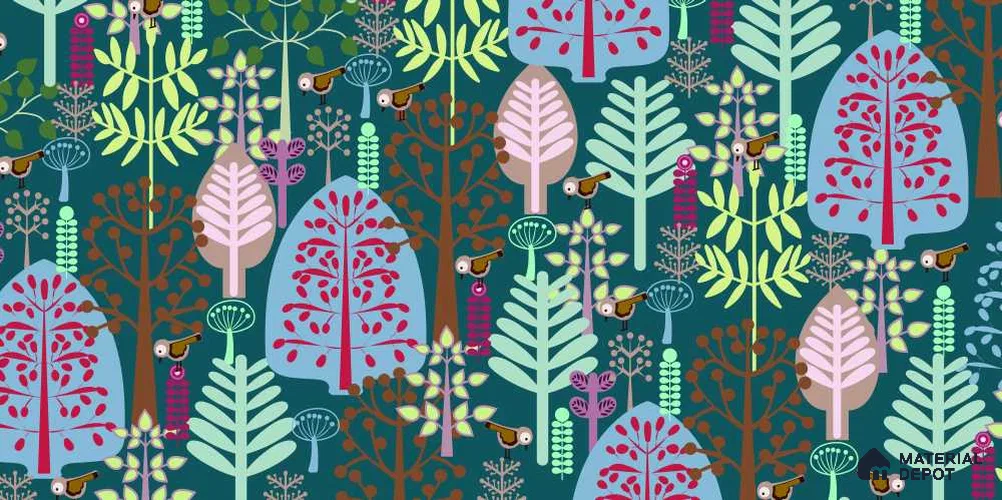 MTV010-2 | Murals Series Florals Look 40 inches Sandblast Paper (Customized Size Wallpaper)