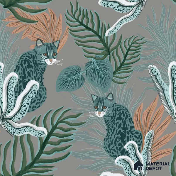 PAK001-1 | Modern Series Animal Print Look 50 inches Premium Paper (Customized Size Wallpaper)