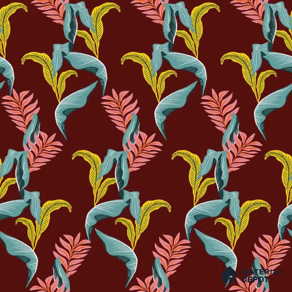PAK006-1 | Modern Series Florals Look 40 inches Sandblast Paper (Customized Size Wallpaper)