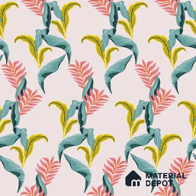 PAK006-2 | Modern Series Florals Look 40 inches Canvas Paper (Customized Size Wallpaper)