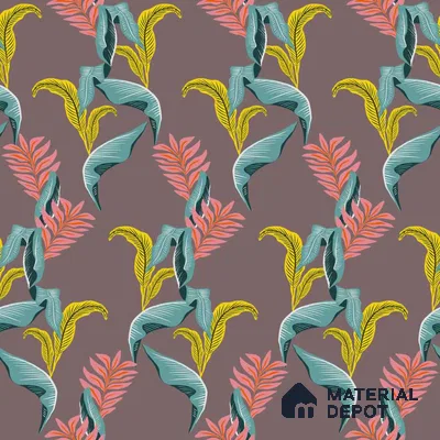 PAK006-3 | Modern Series Florals Look 52 inches Economy Paper (Customized Size Wallpaper)