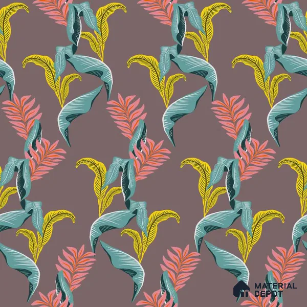 PAK006-3 | Modern Series Florals Look 52 inches Economy Paper (Customized Size Wallpaper)
