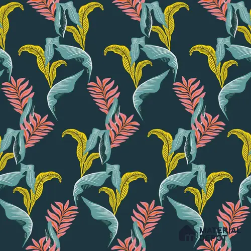 PAK006-4 | Modern Series Florals Look 40 inches Canvas Paper (Customized Size Wallpaper)
