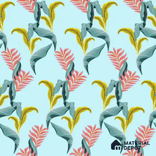 PAK006-9 | Modern Series Florals Look 40 inches Canvas Paper (Customized Size Wallpaper)
