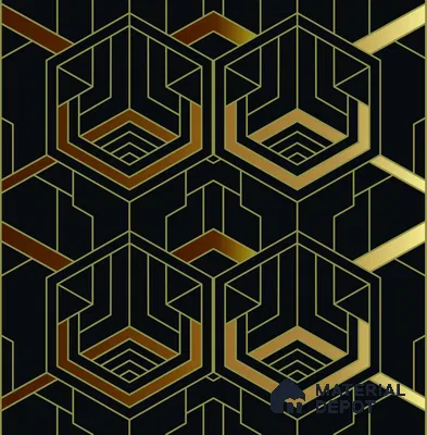 PAK025-2 | Modern Series Geometric Look 40 inches Sandblast Paper (Customized Size Wallpaper)