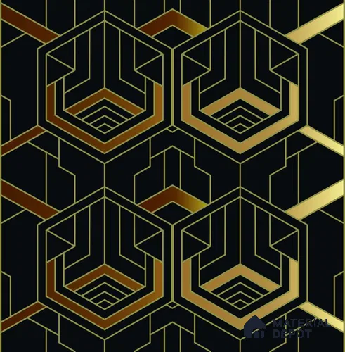 PAK025-2 | Modern Series Geometric Look 50 inches Premium Paper (Customized Size Wallpaper)