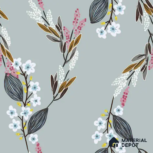PAK030-2 | Modern Series Florals Look 50 inches Premium Paper (Customized Size Wallpaper)