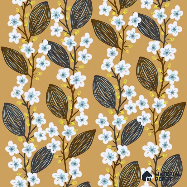 PAK032-1 | Modern Series Florals Look 40 inches Canvas Paper (Customized Size Wallpaper)