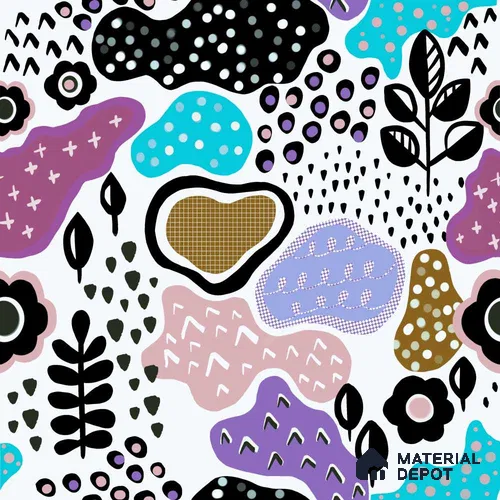 PAK035 - 1 | Kid Series Abstract Look 50 inches Premium Paper (Customized Size Wallpaper)