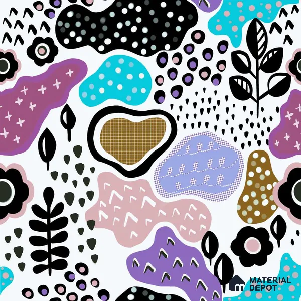 PAK035 - 1 | Kid Series Abstract Look 40 inches Sandblast Paper (Customized Size Wallpaper)