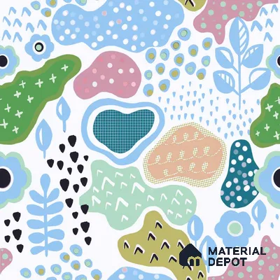 PAK035 - 2 | Kid Series Abstract Look 52 inches Economy Paper (Customized Size Wallpaper)