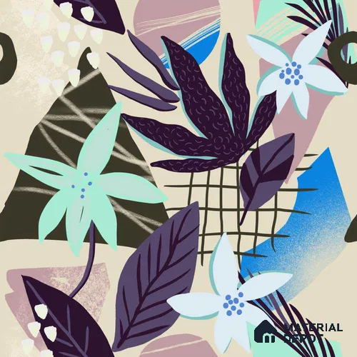 PAK043-7 | Modern Series Florals Look 50 inches Premium Paper (Customized Size Wallpaper)