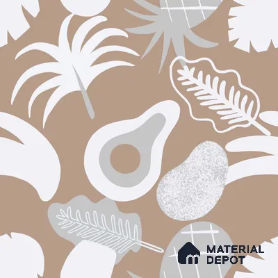 PAK044-4 | Modern Series Florals Look 40 inches Canvas Paper (Customized Size Wallpaper)
