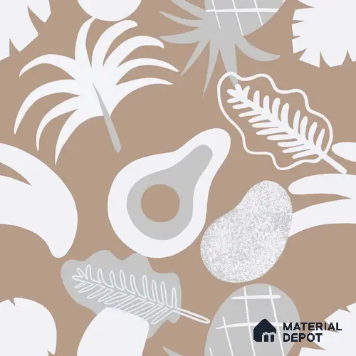 PAK044-4 | Modern Series Florals Look 40 inches Canvas Paper (Customized Size Wallpaper)