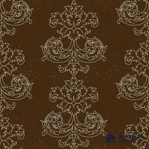 PDK001-4 | Traditional Series Damask Look 40 inches Sandblast Paper (Customized Size Wallpaper)