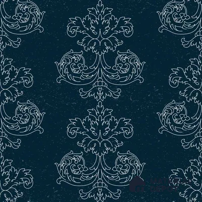 PDK001-5 | Traditional Series Damask Look 40 inches Sandblast Paper (Customized Size Wallpaper)
