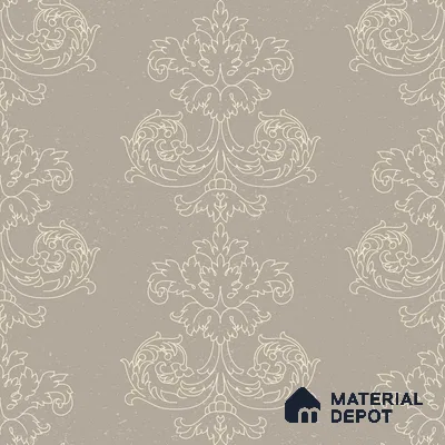 PDK001-7 | Traditional Series Damask Look 40 inches Sandblast Paper (Customized Size Wallpaper)