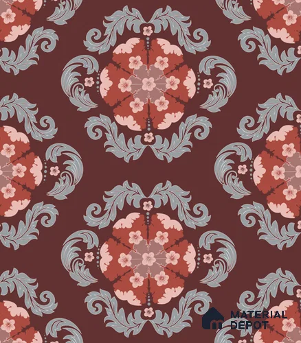 PDK004-1 | Traditional Series Patterned Look 52 inches Economy Paper (Customized Size Wallpaper)