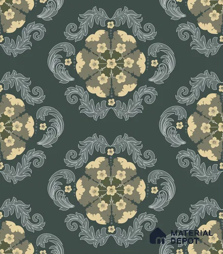 PDK004-6 | Traditional Series Patterned Look 50 inches Premium Paper (Customized Size Wallpaper)