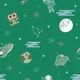 A close-up of a PDK007 - 1 | Kid Series Space Look 40 inches Canvas Paper (Customized Size Wallpaper) available at Material Depot in Bangalore
