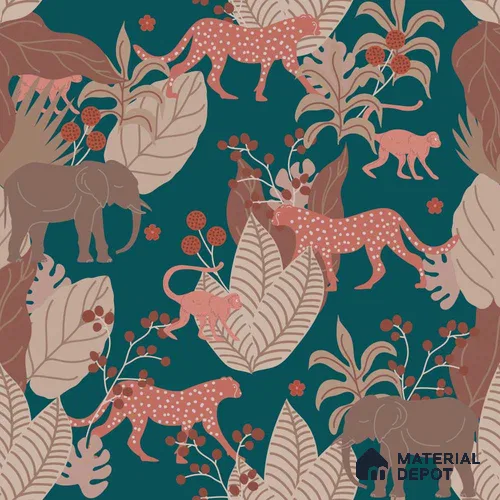 PDK008 - 7 | Kid Series Florals Look 40 inches Sandblast Paper (Customized Size Wallpaper)