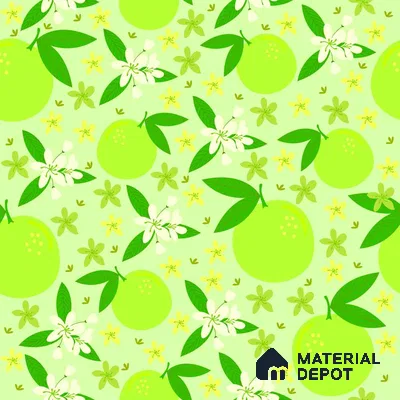 PDK010 - 3 | Kid Series Florals Look 52 inches Economy Paper (Customized Size Wallpaper)