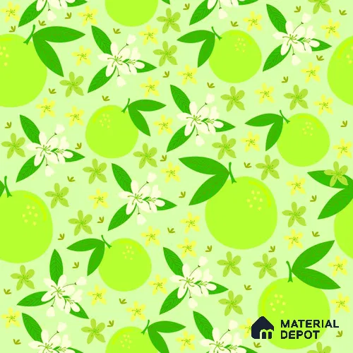 PDK010 - 3 | Kid Series Florals Look 52 inches Economy Paper (Customized Size Wallpaper)