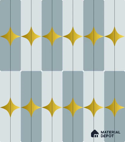 PDK014-10 | Modern Series Patterned Look 40 inches Canvas Paper (Customized Size Wallpaper)