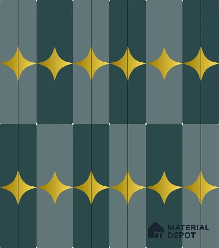 PDK014-7 | Modern Series Patterned Look 52 inches Economy Paper (Customized Size Wallpaper)