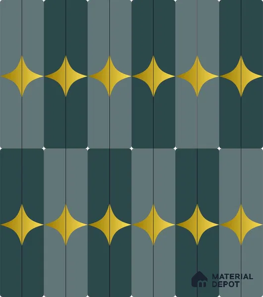 PDK014-7 | Modern Series Patterned Look 40 inches Canvas Paper (Customized Size Wallpaper)