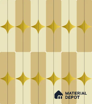 PDK014-9 | Modern Series Patterned Look 40 inches Sandblast Paper (Customized Size Wallpaper)