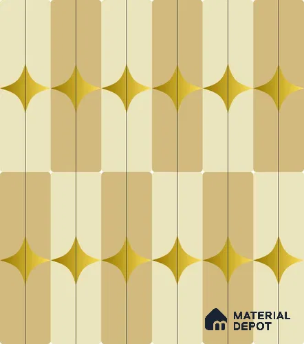 PDK014-9 | Modern Series Patterned Look 50 inches Premium Paper (Customized Size Wallpaper)